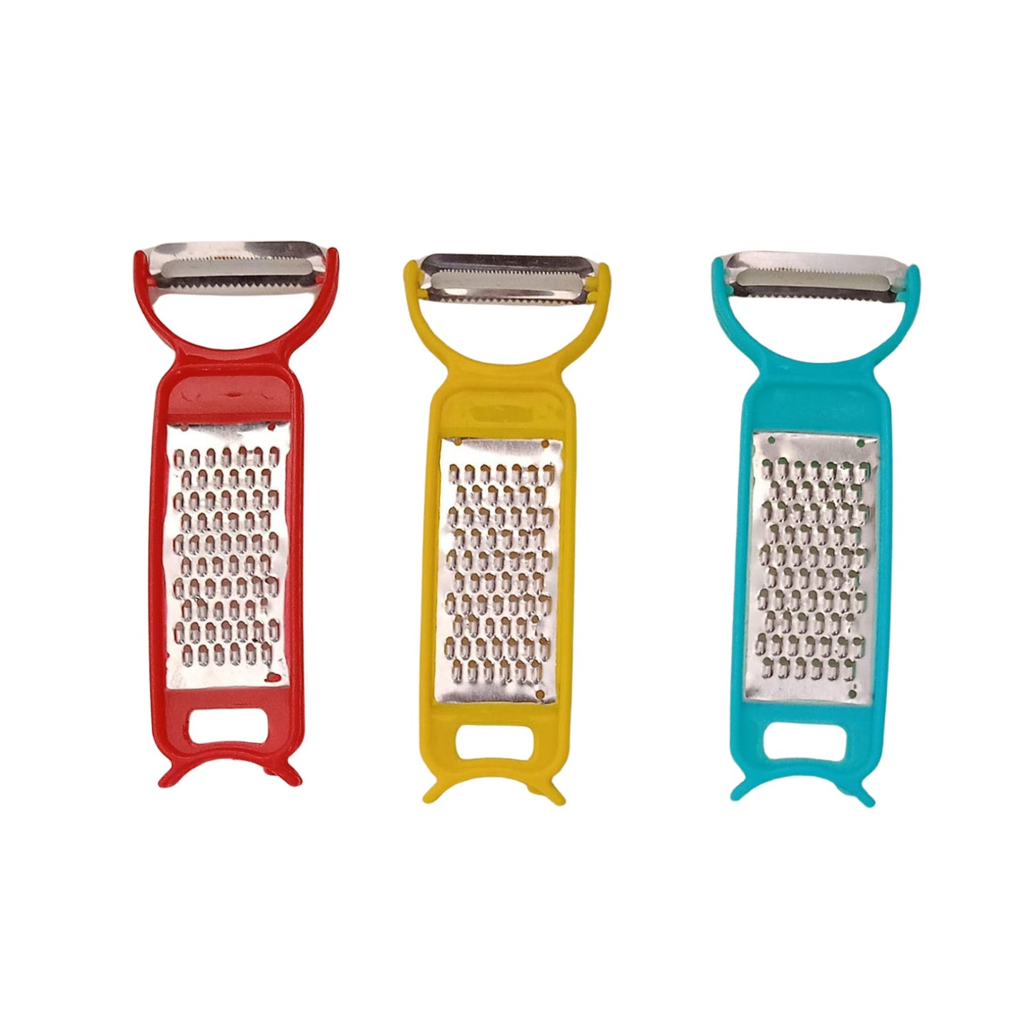 3-in-1 Peeler, Grater & Cutter Set for Kitchen (12 Pc Set)