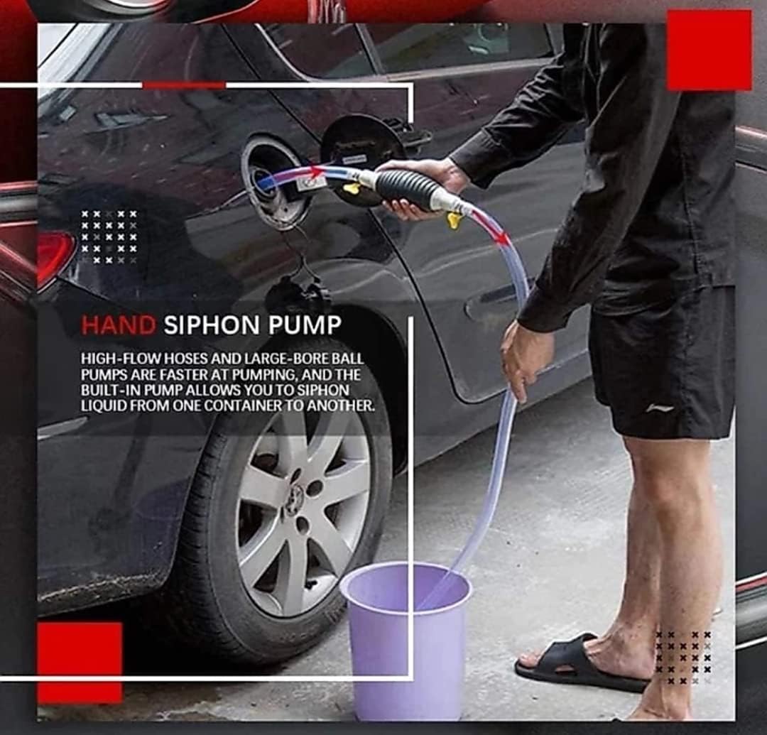 Portable Fuel Transfer Pump Kit for Petrol, Diesel & Liquids