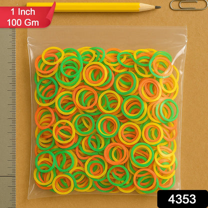 Multicolor Rubber Bands (Elastic & Reusable, Office & Home), Hair accessories