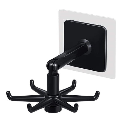 Rotatable hooks for hanging 360 (1 Pc / Black)