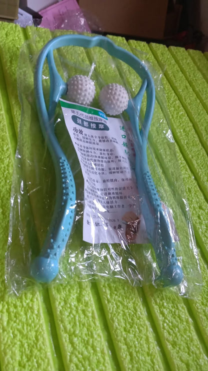 Portable Neck & Shoulder Massager for Back & Waist Relief