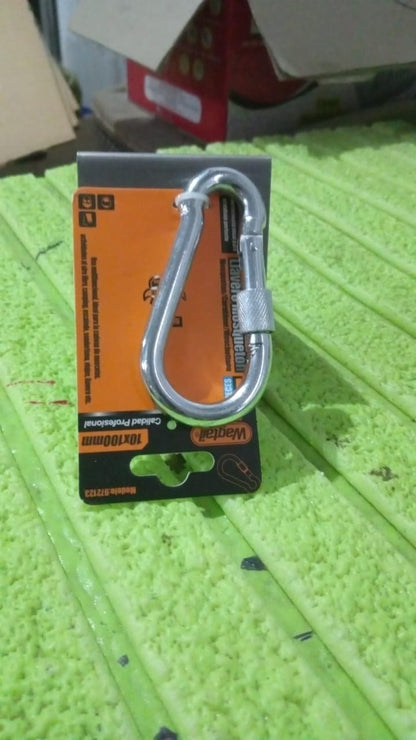 Snap Hook with Screw Stainless Steel Heavy Duty Carabiner Clip (10×100 MM / 1 Pc)