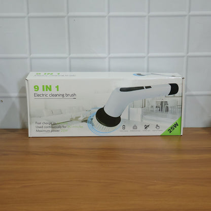 Portable electric scrubber set