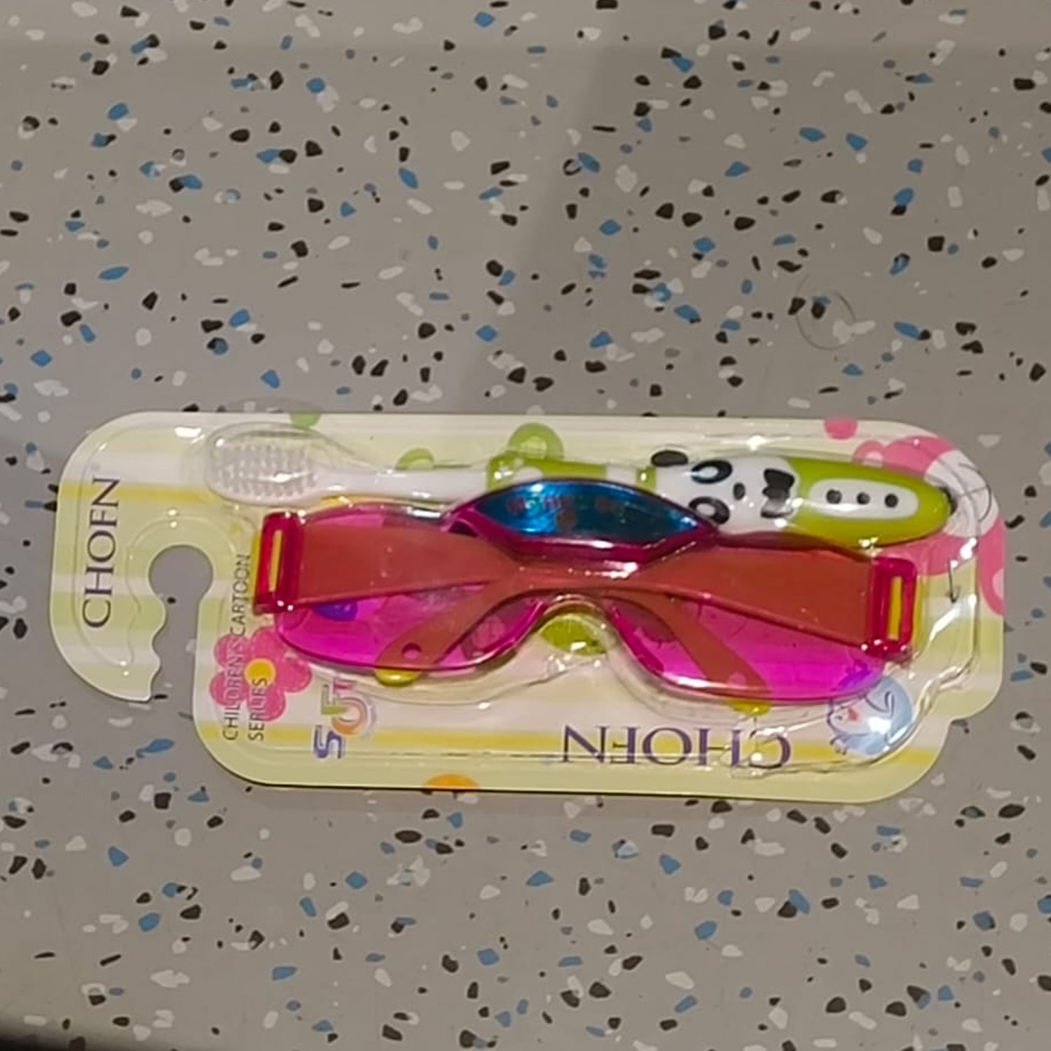 fun toothbrush and toy combo
