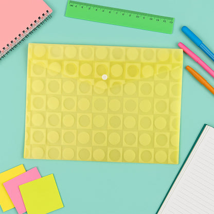Printed plastic file holder