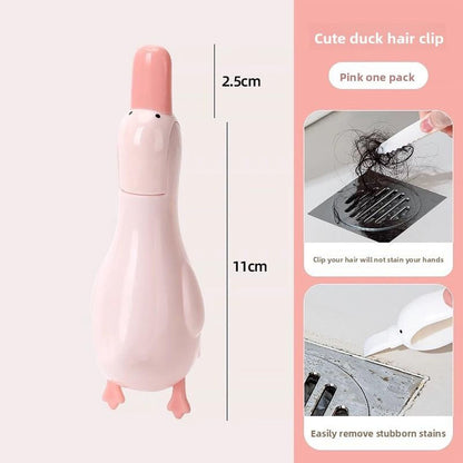 Duck Shape Bathroom Hair Catcher & Organizer (1 Pc)