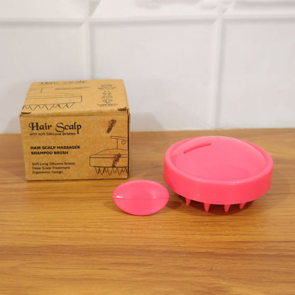 Silicone Hair Scalp Massager Shampoo Brush (1 Pc)