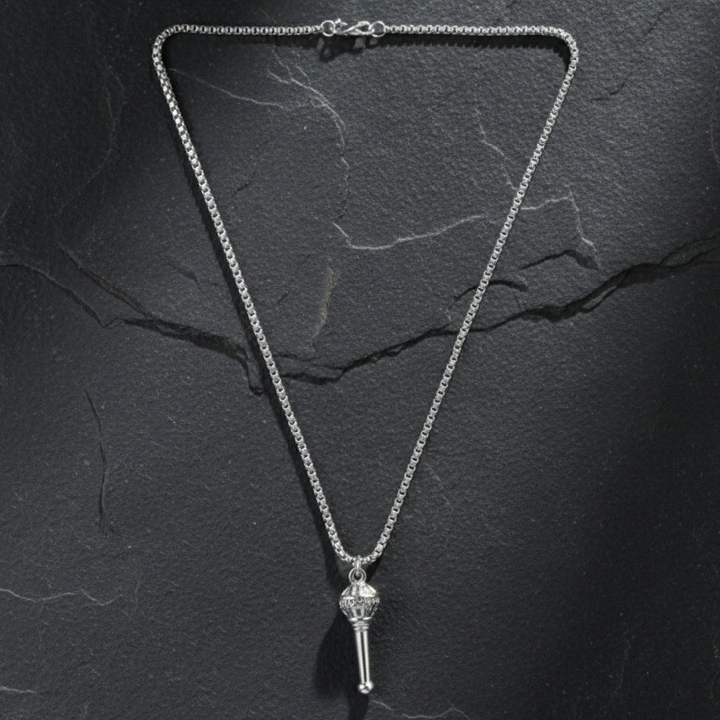 Lord Hanuman Gada Pendant With Chain (1 Pc)