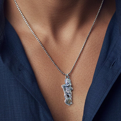 Hanuman Ji Pendant with Gada Religious Jewellery for Men and Women (1 Pc)