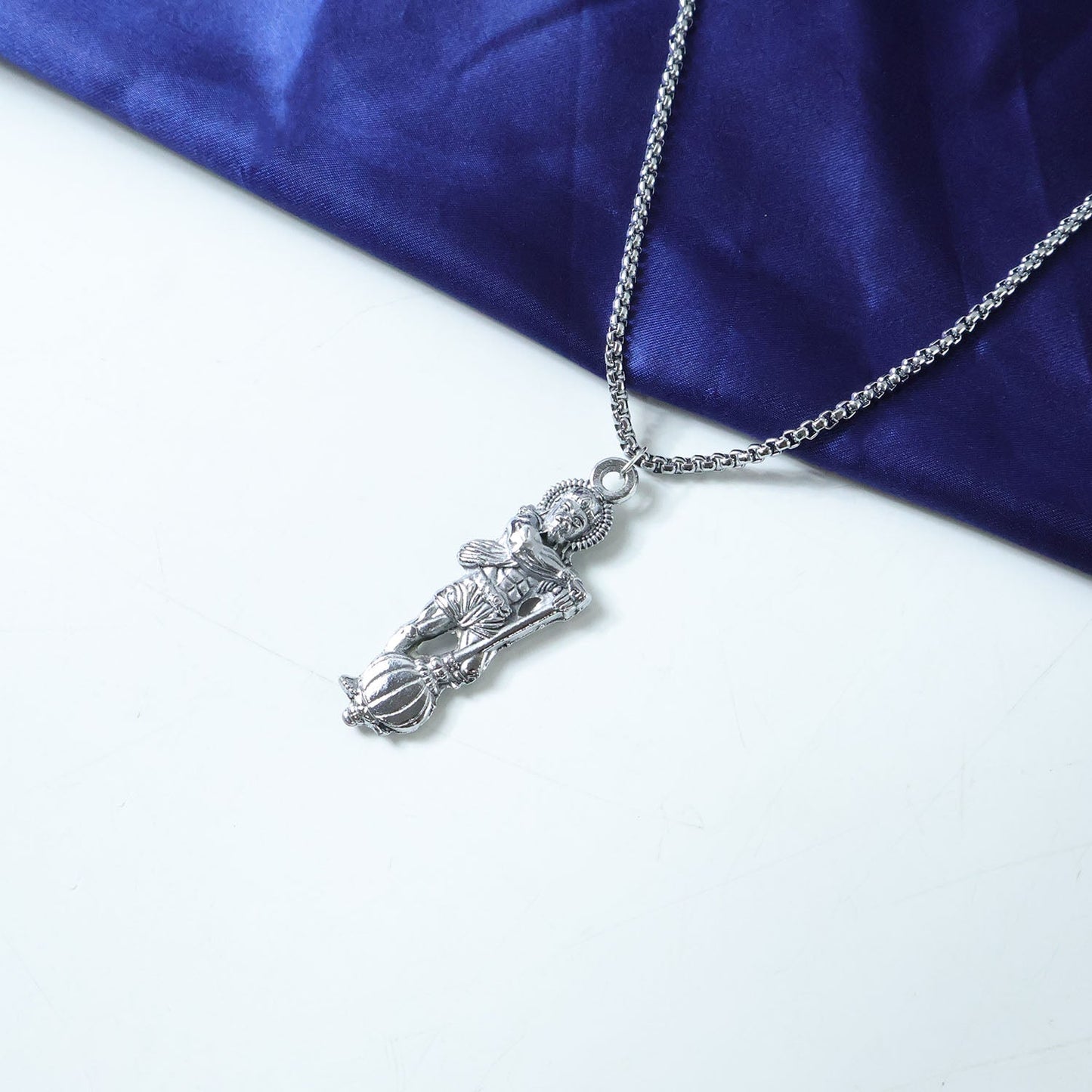 Hanuman Ji Pendant with Gada Religious Jewellery for Men and Women (1 Pc)