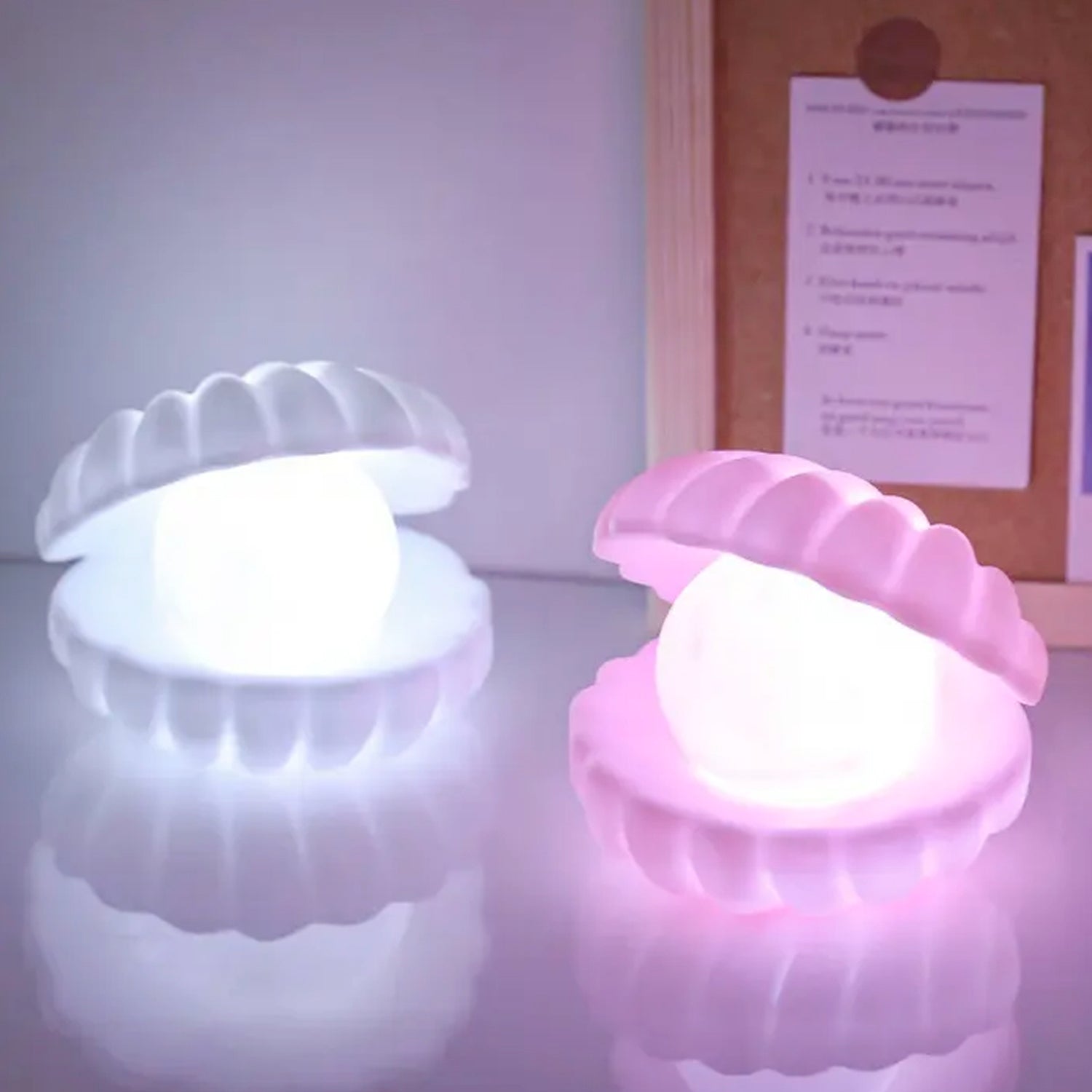 Pearl Shell Night Lamp