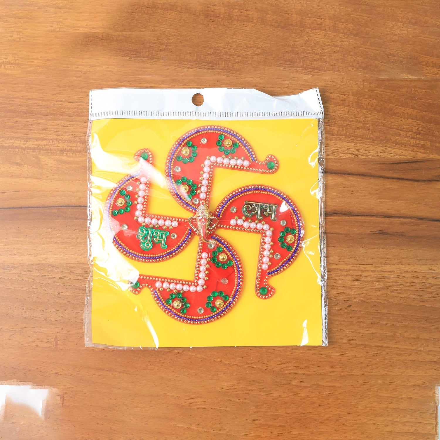 Acrylic Swastic Shubh Labh Home Decor