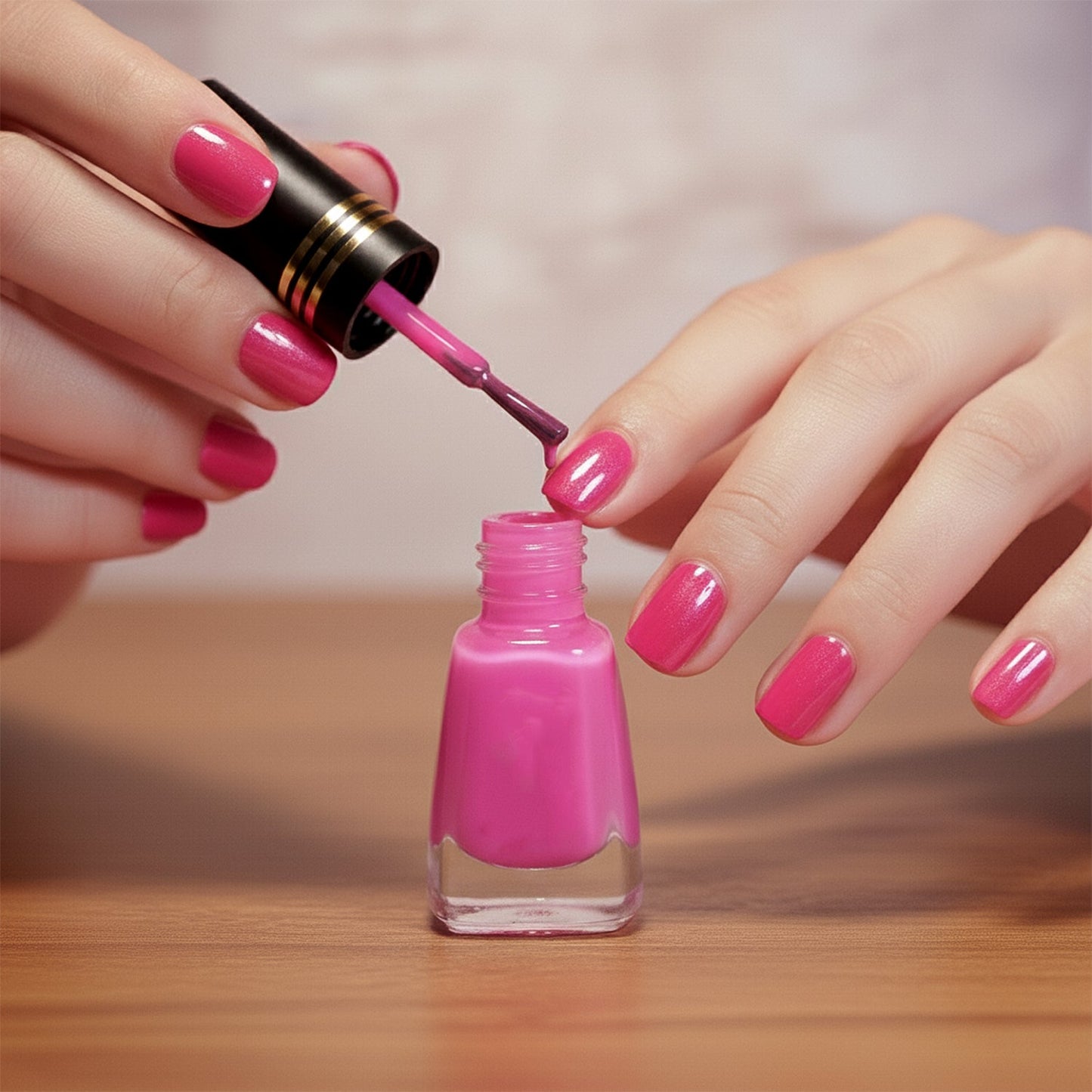 Premium Blush Nail Polish (1 Pc, Mix Color, 6 ml)