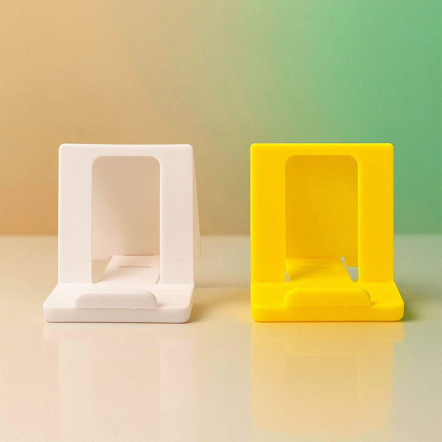 Adjustable Foldable Plastic Mobile Phone Stand (1 Pc / Mix Color)