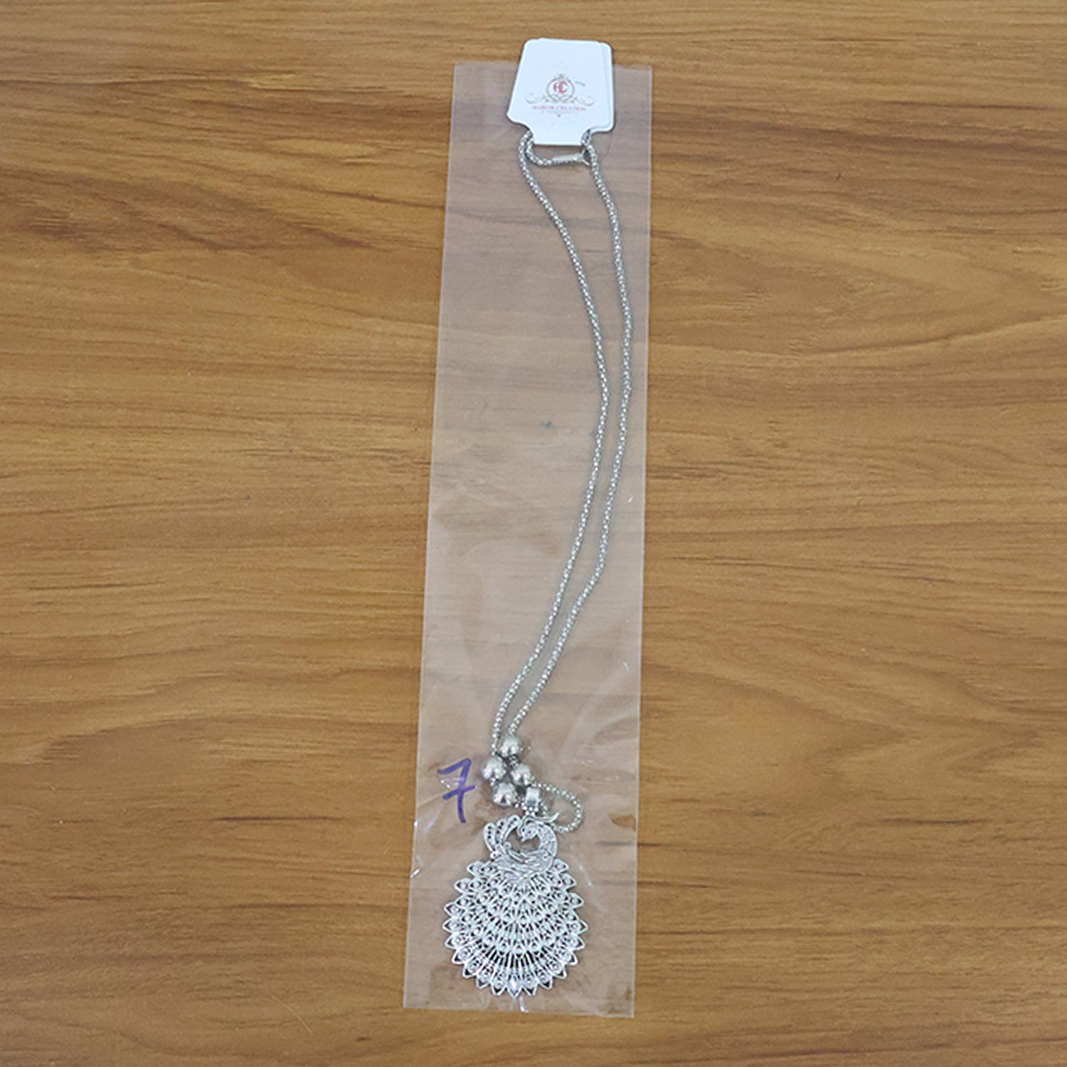 Statement silver pendant        
