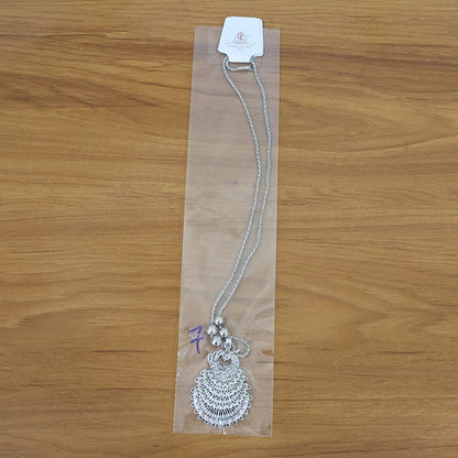 Statement silver pendant        
