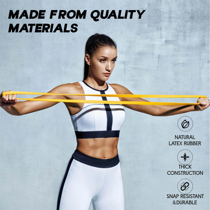Heavy-Duty Resistance Exercise Band  2080×13 mm