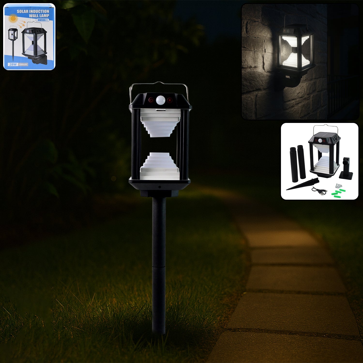 LED Wall Lamp with Motion Sensor