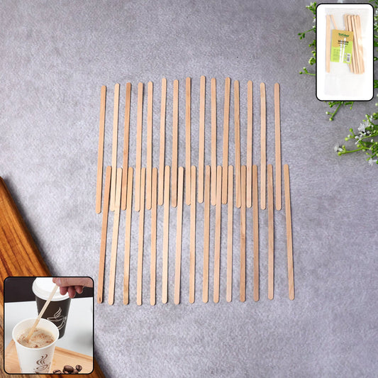Freshee Wooden Coffee Stirrers 140×5×1 mm – 30 Pcs Pack