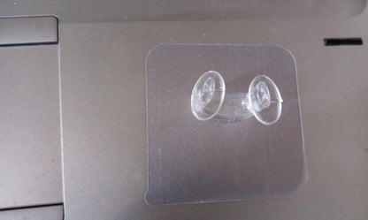 Transparent Self-Adhesive Wall Hook Waterproof & Oil-Proof Strong Holder (1 Pc)