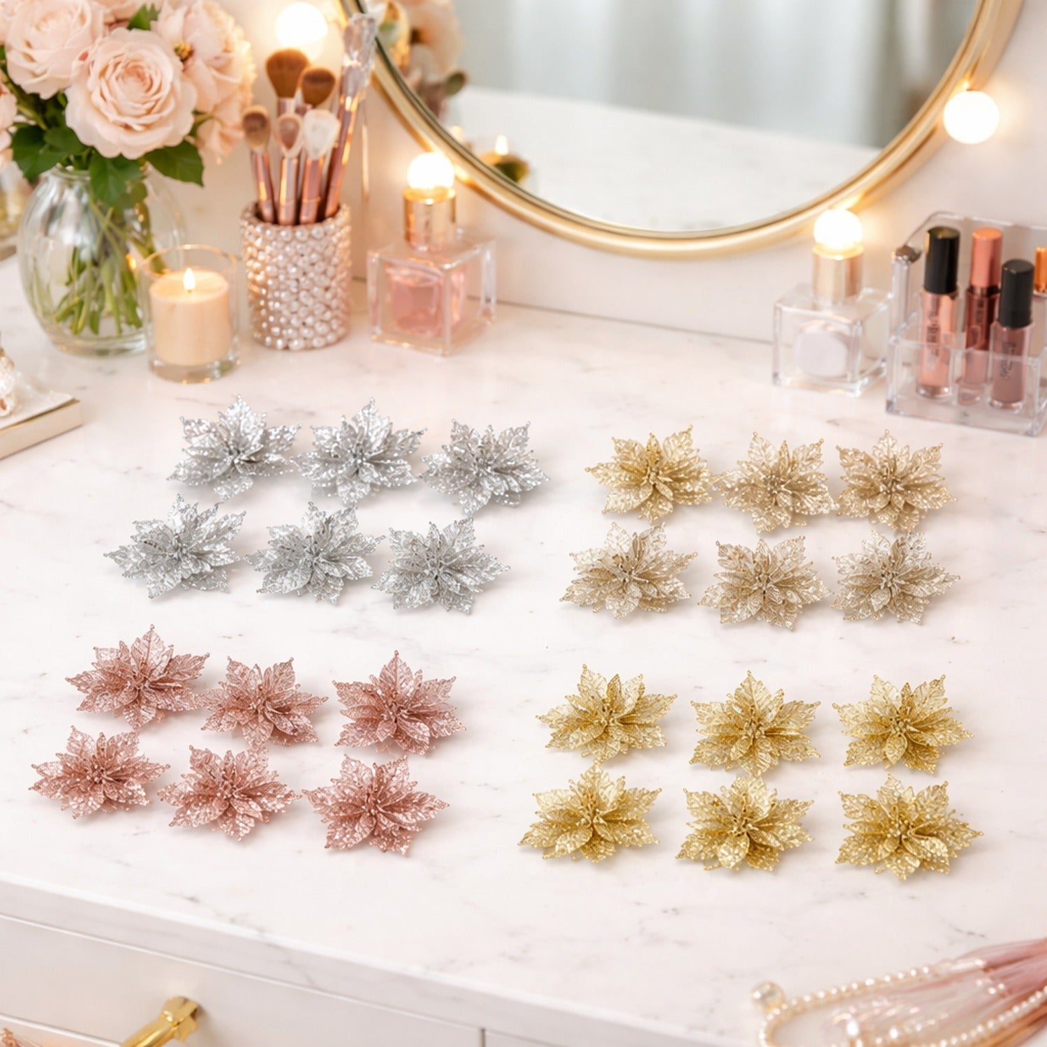 Decorative hair clips