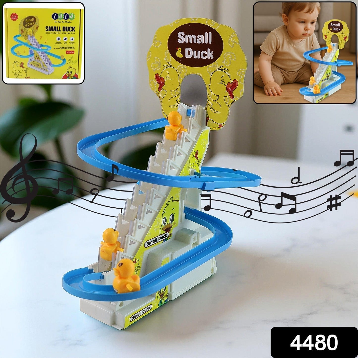 Happy Quack Stairs & Slide Adventure