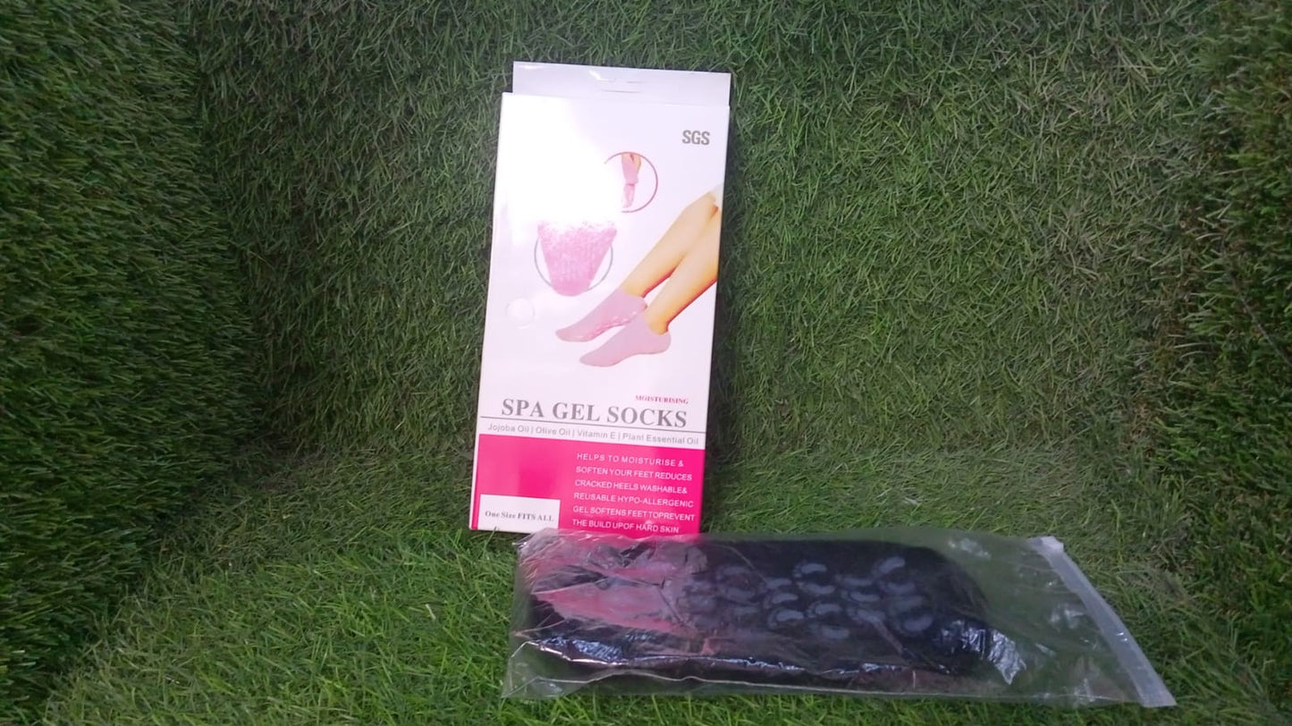 Cracked heel silicone gel socks