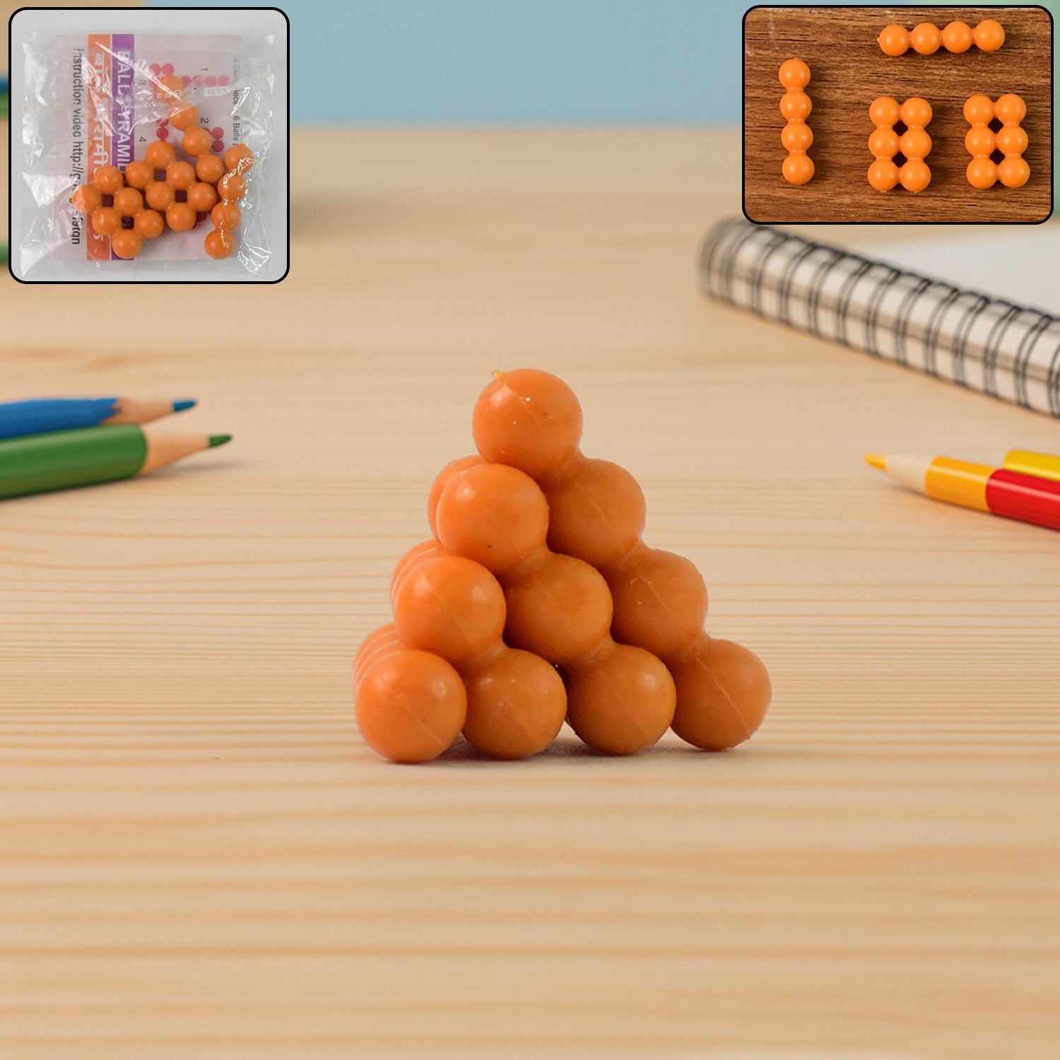 Colorful Ball Pyramid Toy