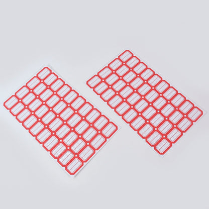 Multipurpose Writable Blank Label Sticker Sheets (1 Sheet)