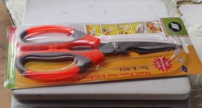 Multi-Function Kitchen Scissors for Veggies, Meat & Seafood with Bottle Opener