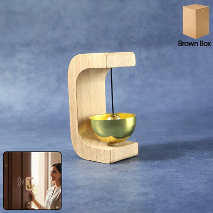 Megnetic Zen Bell for Meditation with Wooden Stand (1 Pc)