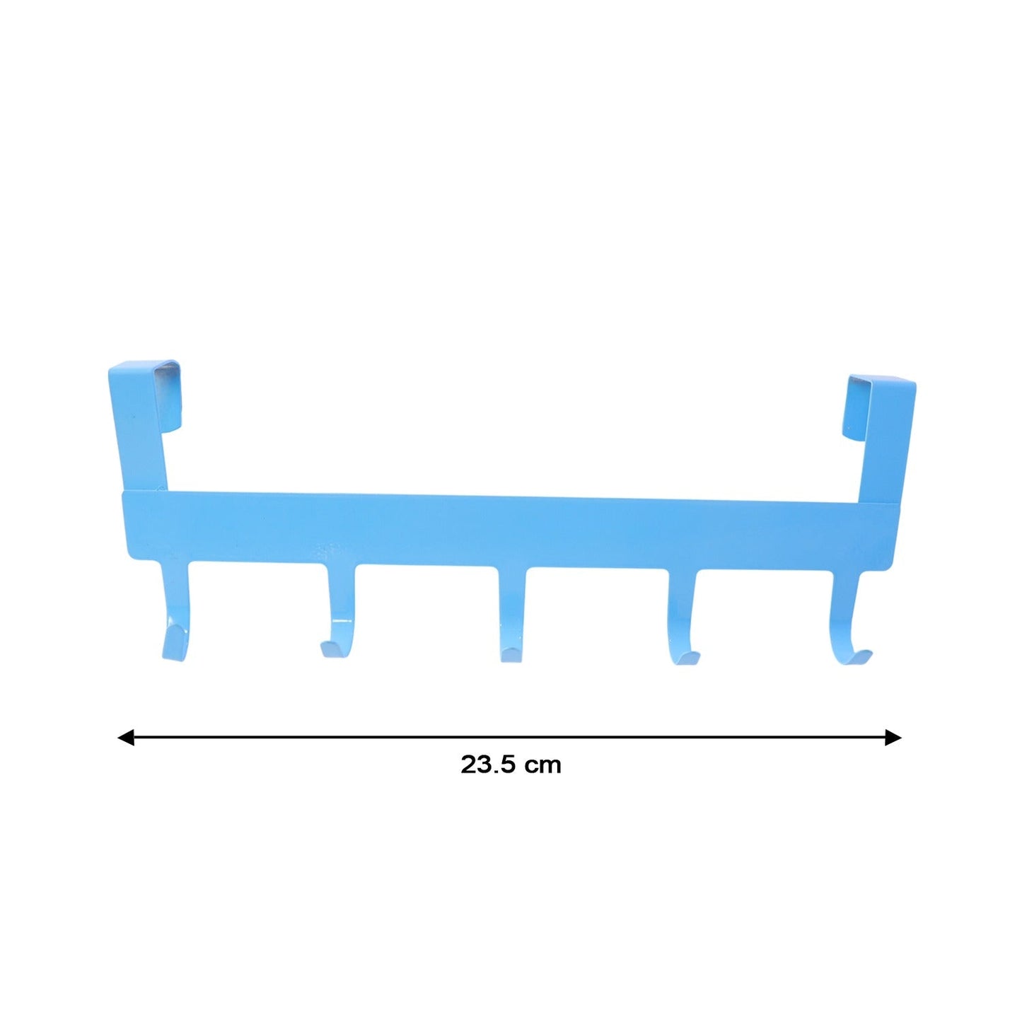 Space saving wall mounted hook rack