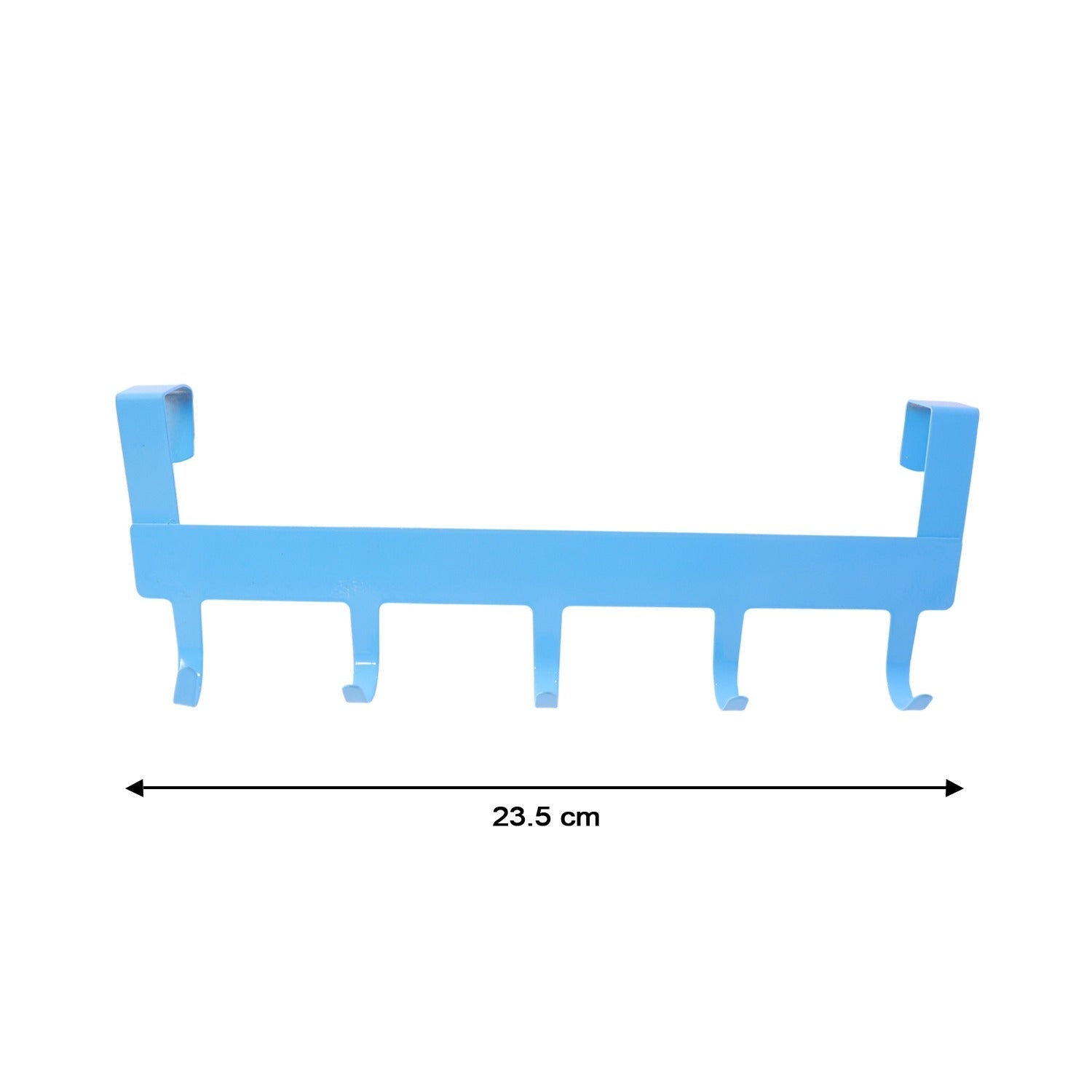 Space saving wall mounted hook rack