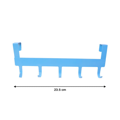 Space saving wall mounted hook rack