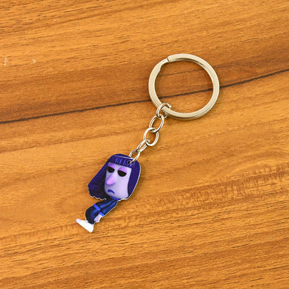 Oversized Kawaii Cartoon Character Keychain
