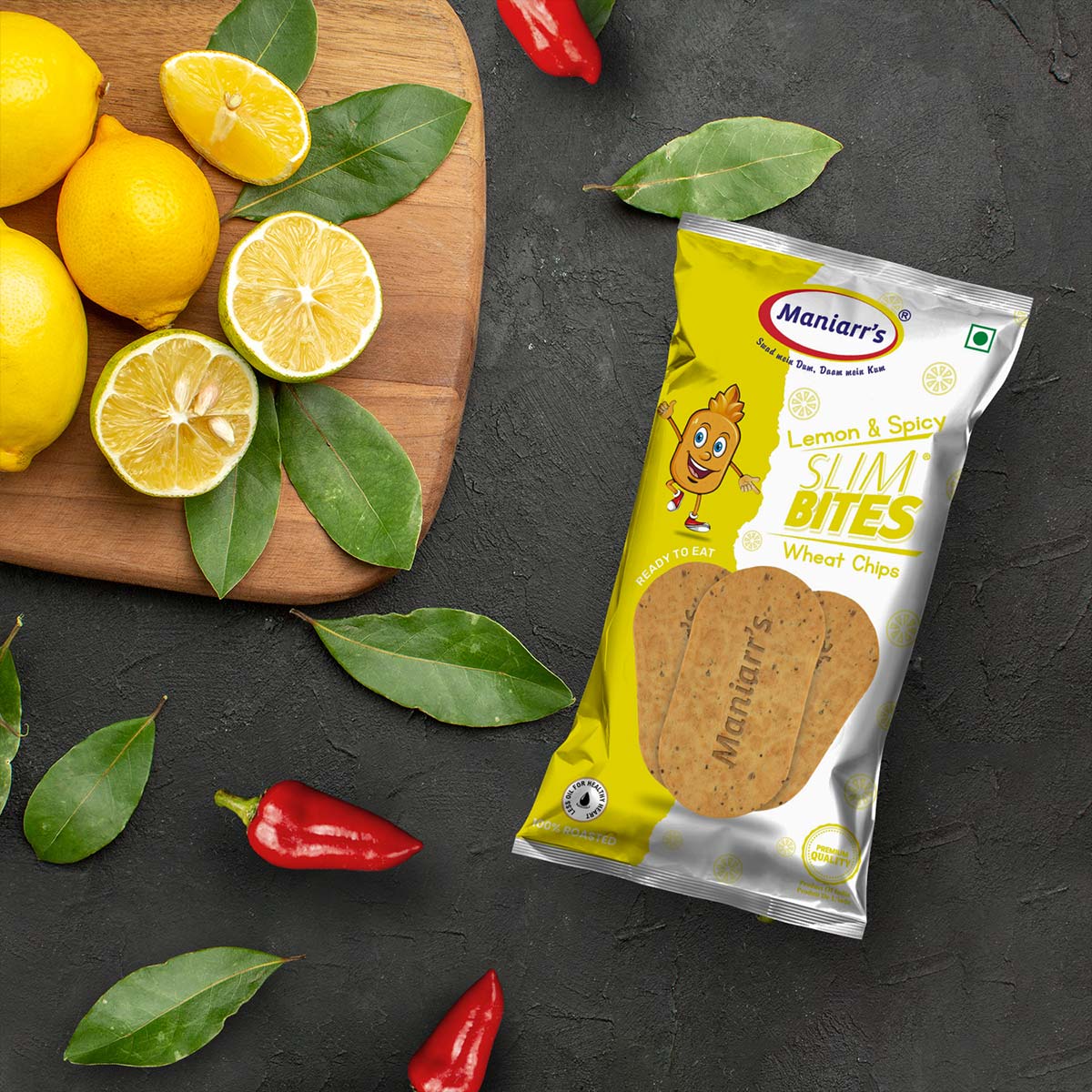 Maniarr's Lemon & Spicy MINI - SLIM BITES (58 Gm)