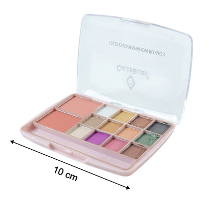 Multi-Color Eyeshadow & Compact Makeup Kit (15 GM / 1 Pc)