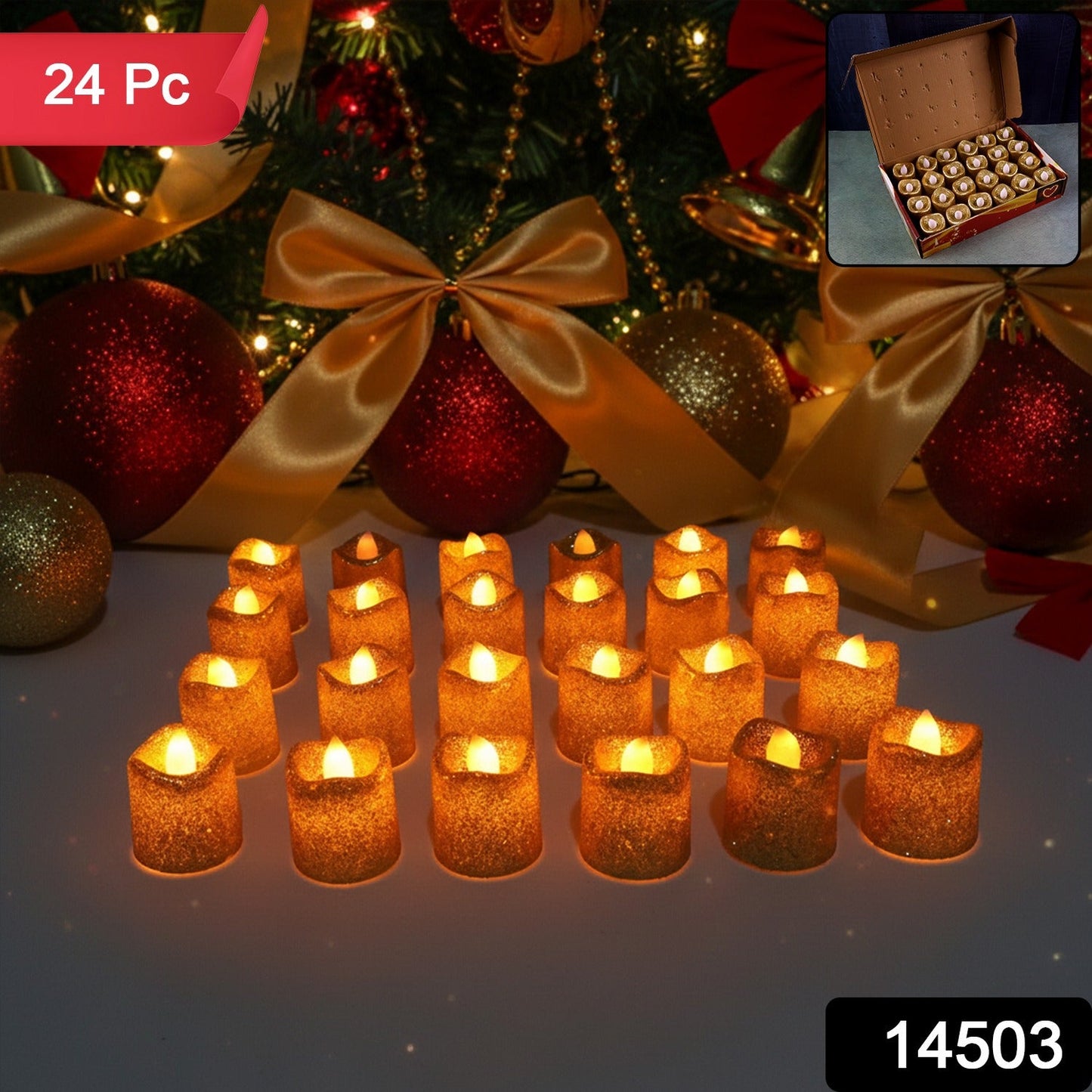  LED Tealight Candles 
