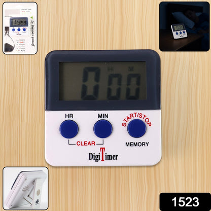 Digital Kitchen Timer with Alarm Stop Watch Timer for Kitchen