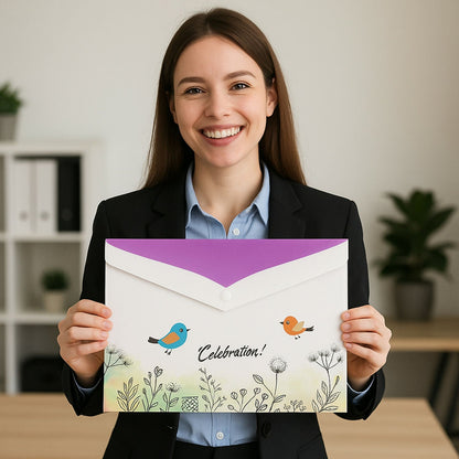 Stylish office paper folder